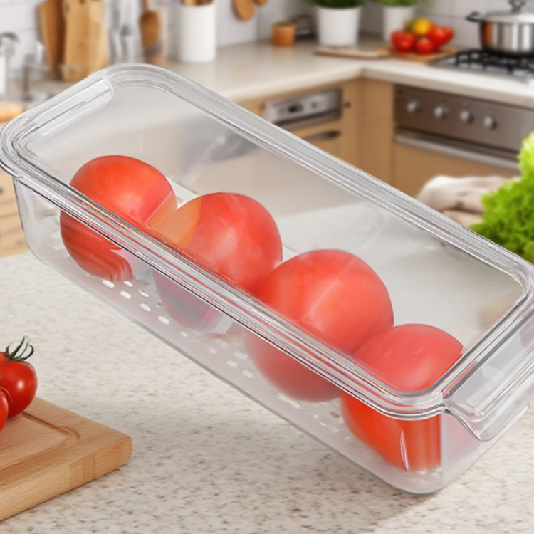 이중 투명 신선도 유지 아스팔트 수납함