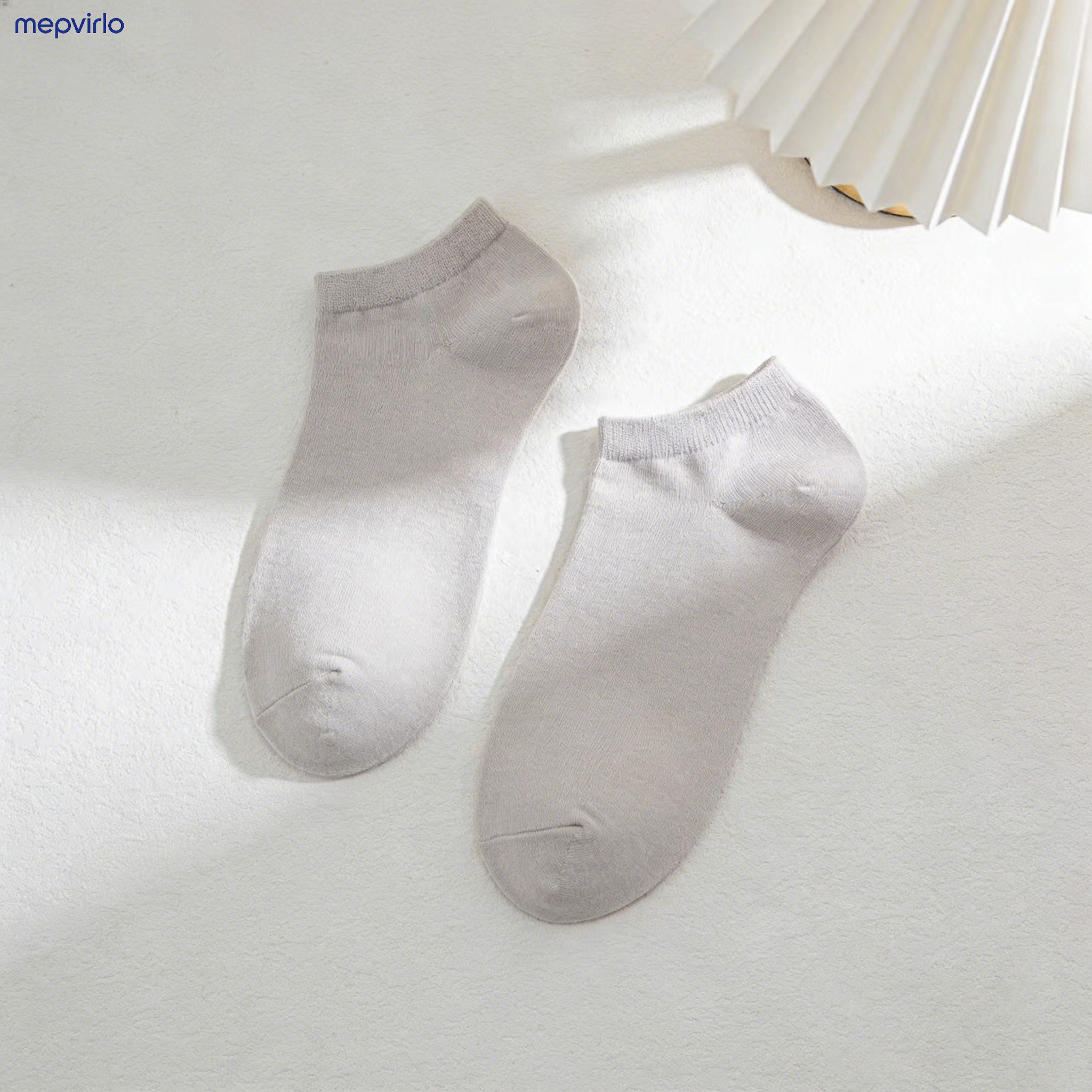 연회색 발목 양말 (5켤레)