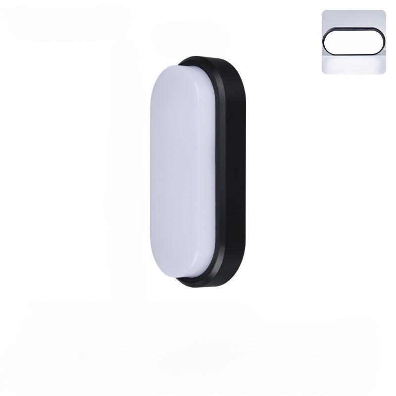 โคมไฟเพดานนำแสงป้องกันความชื้นโคมไฟห้องน้ำรูปไข่