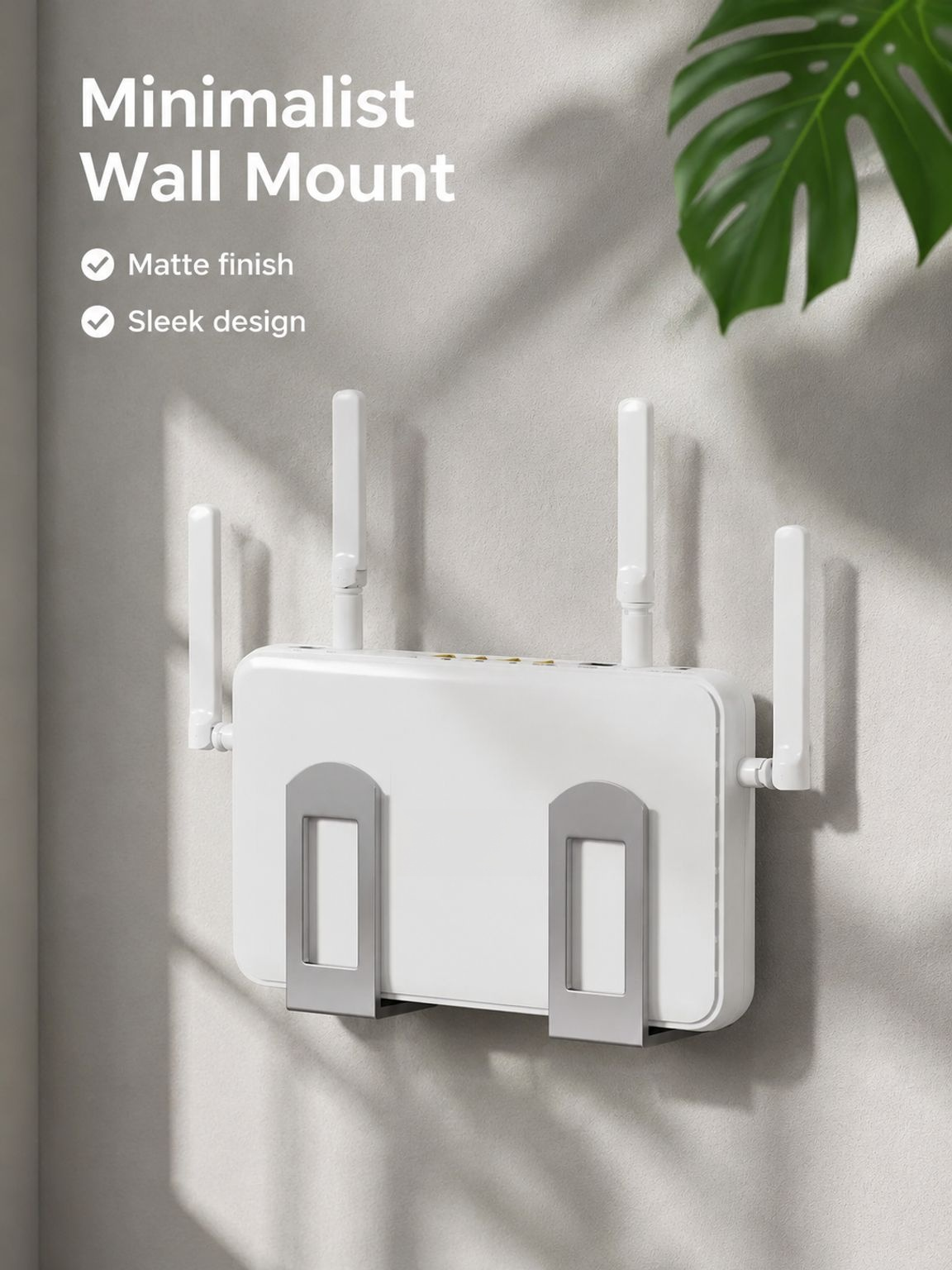 No-Drill Wall Router Holder, Multifunctional Storage Box Shelf