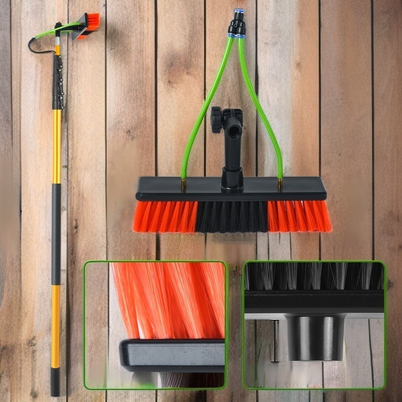 長柄の掃除ブラシ