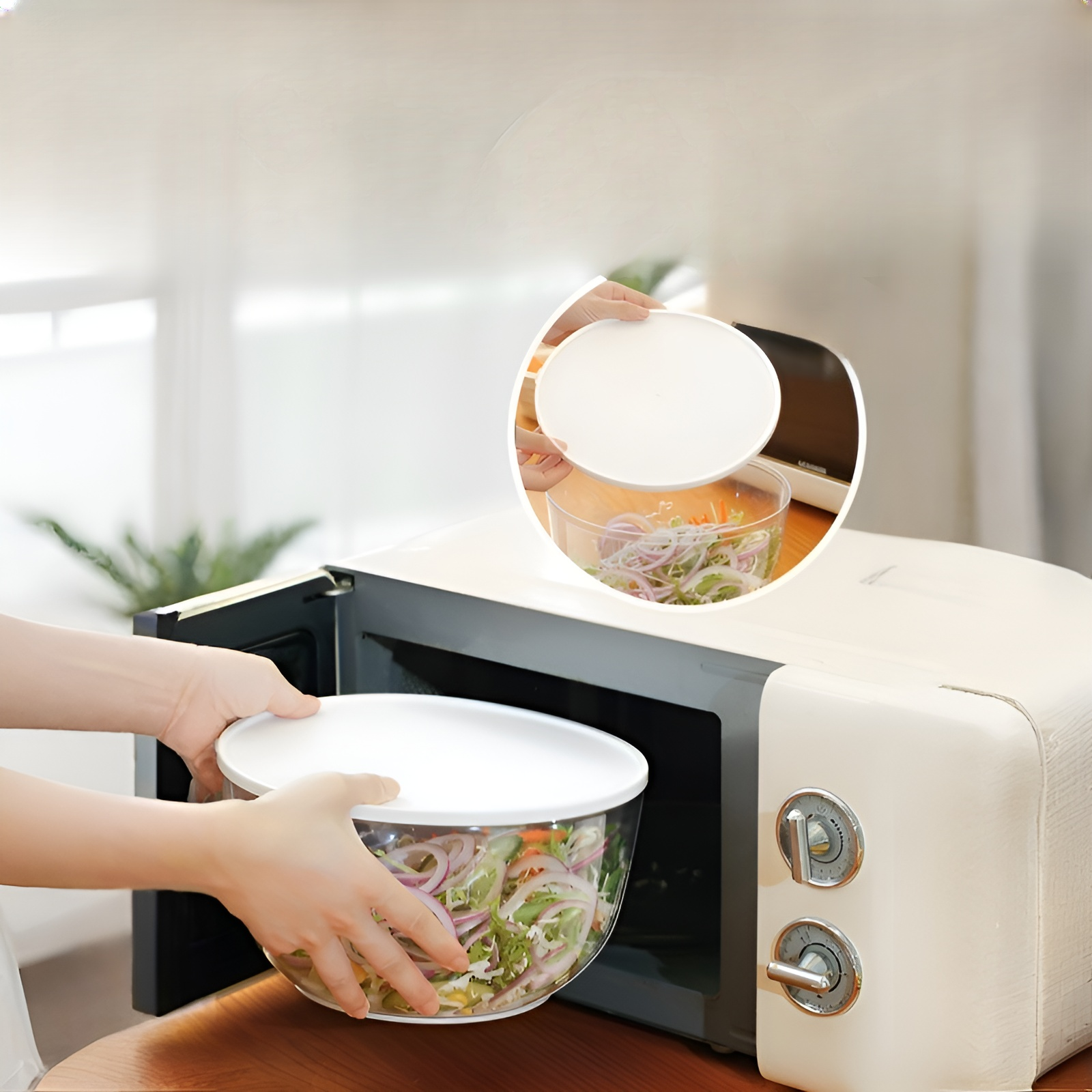 三合一沙拉沥水切片盒