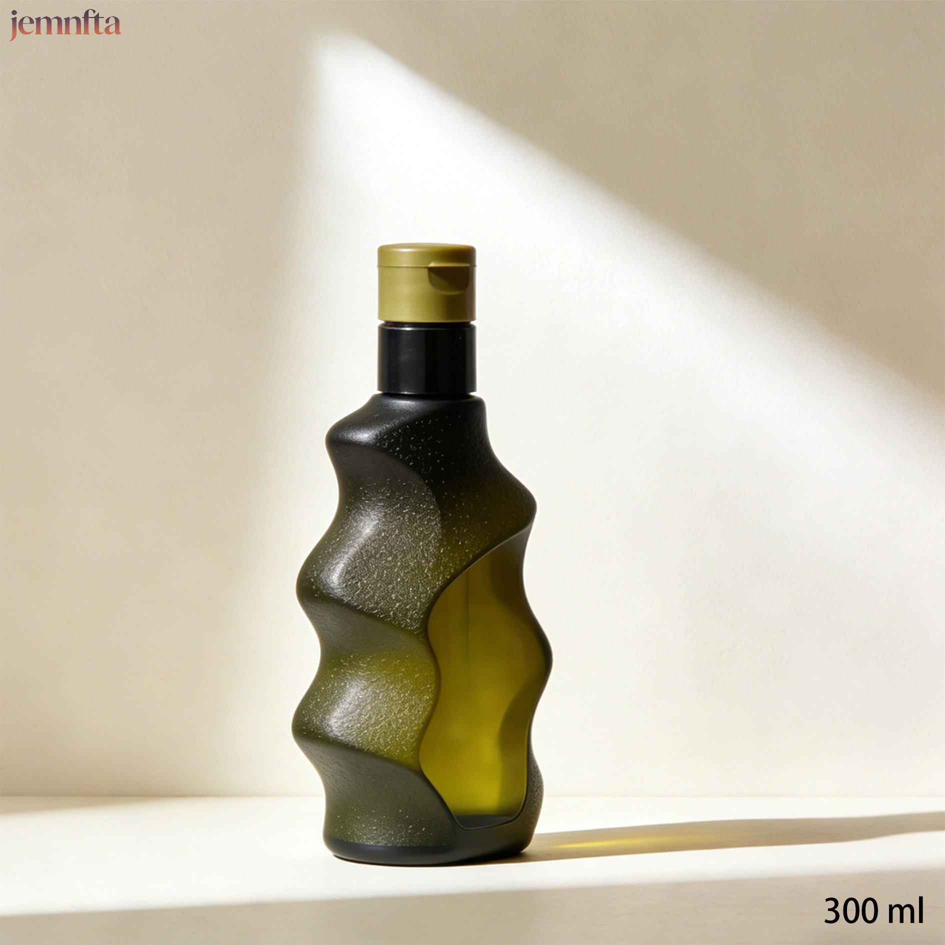 サラダにかけたオリーブ油のイメージ