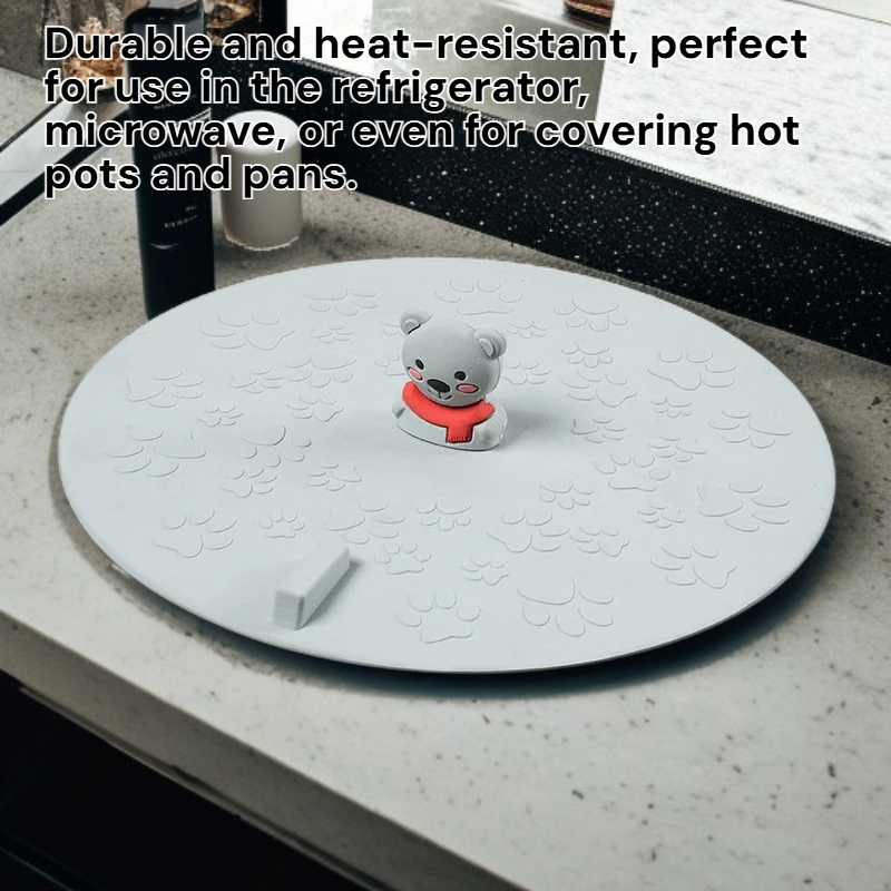 Odor-Resistant Silicone Lid Mat with Hygienic Seal