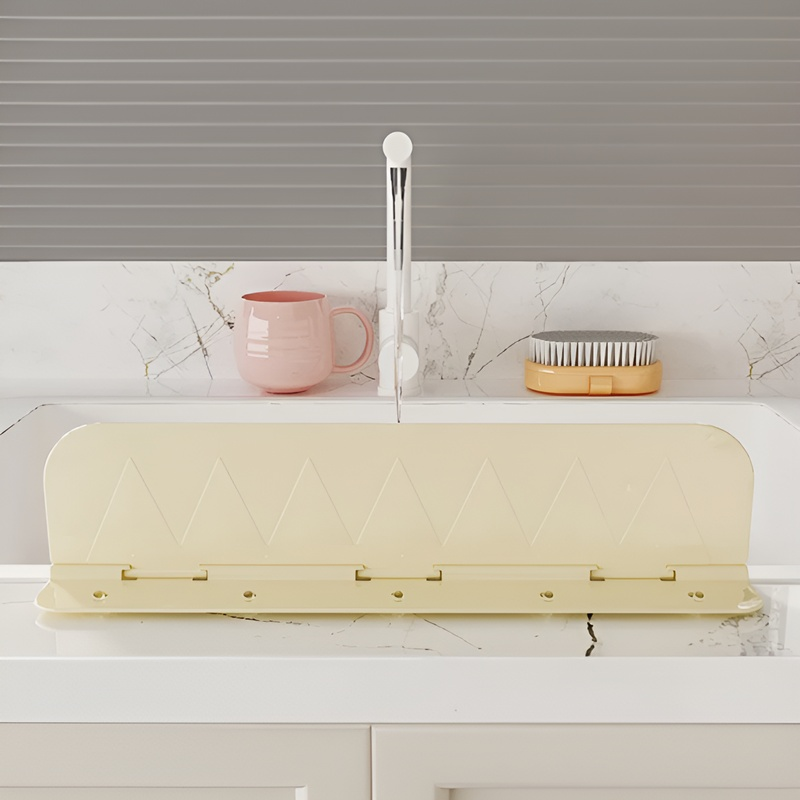 Multi functional sink waterproof splash storage water blocking board