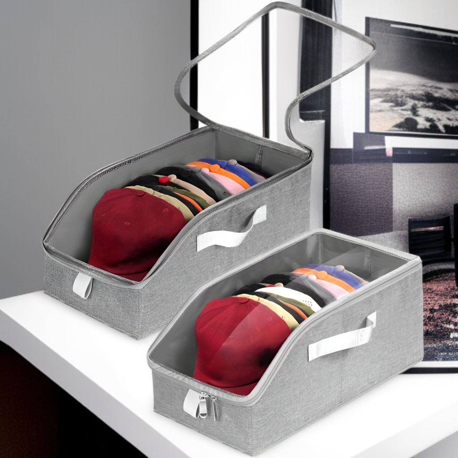 야구 모자 정리함