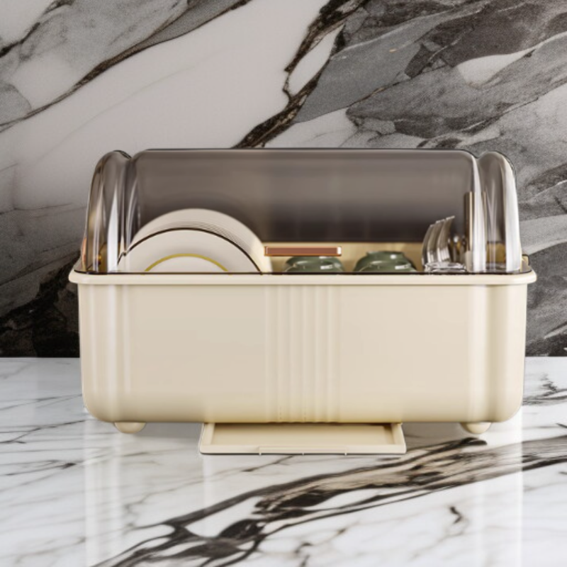 蓋付き食器収納ボックス