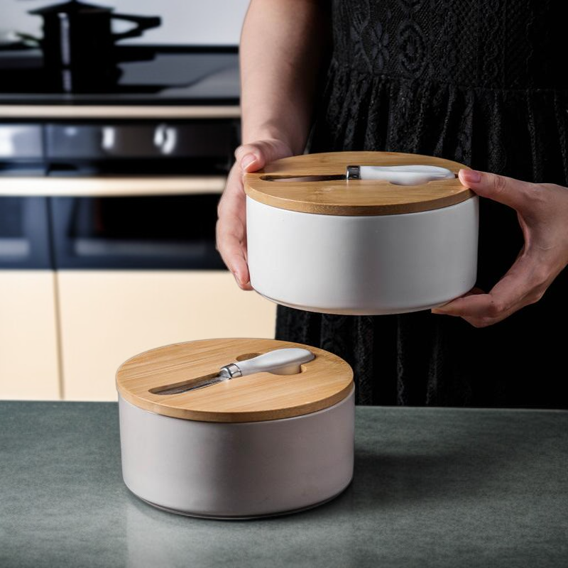 북유럽 세라믹 버터 박스