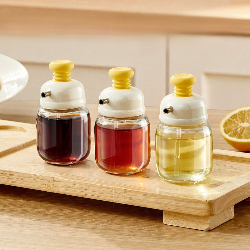 Kompakte Sojasaucen- und Essigflasche