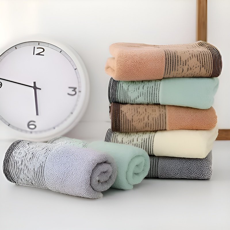 加厚洗臉棉質面巾柔軟吸水毛巾