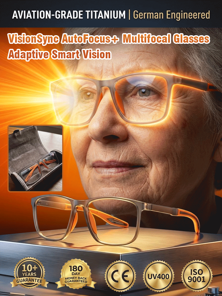 ✨Photochromic multifocal reading glasses(Indestructible / Smart Zoom / No Dizziness)