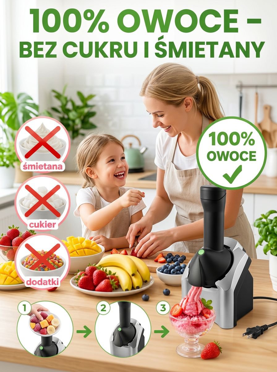 Automatyczna Maszyna do Robienia Lodów do Domu