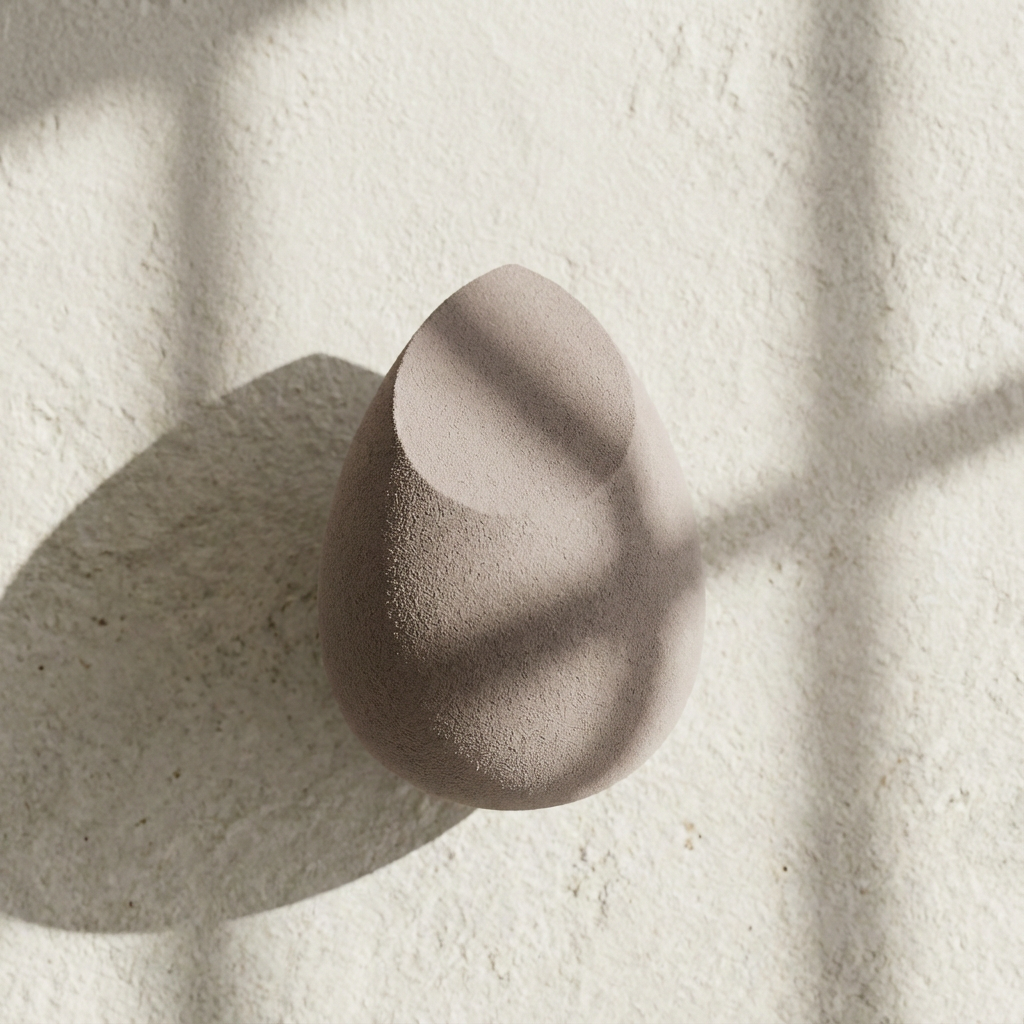 ฟองน้ำแต่งหน้า ทรงหยดน้ำ ตัดขอบ