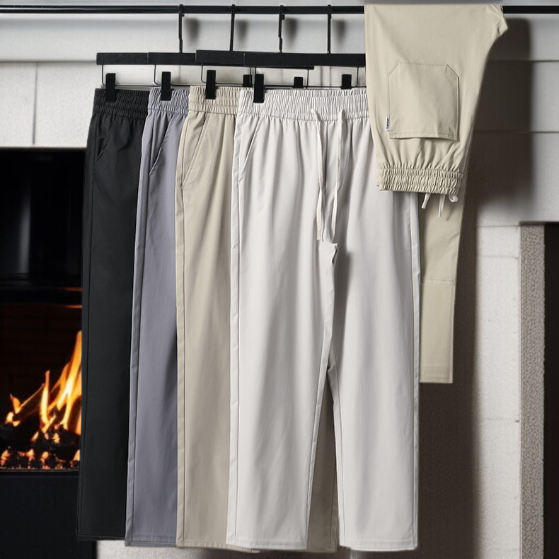 男性用高弾力薄型ビジネスカジュアル三方向アイスインナー