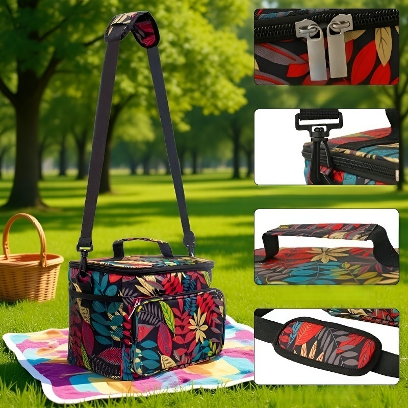 Bolsa de almuerzo Oxford con correa ajustable