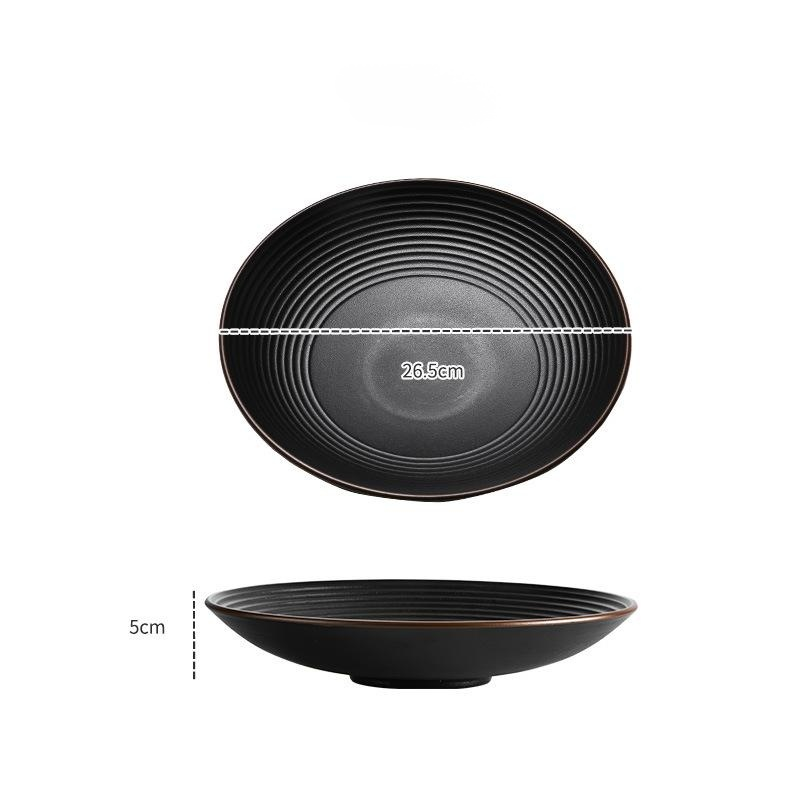 Cuenco de cerámica de acero y plástico