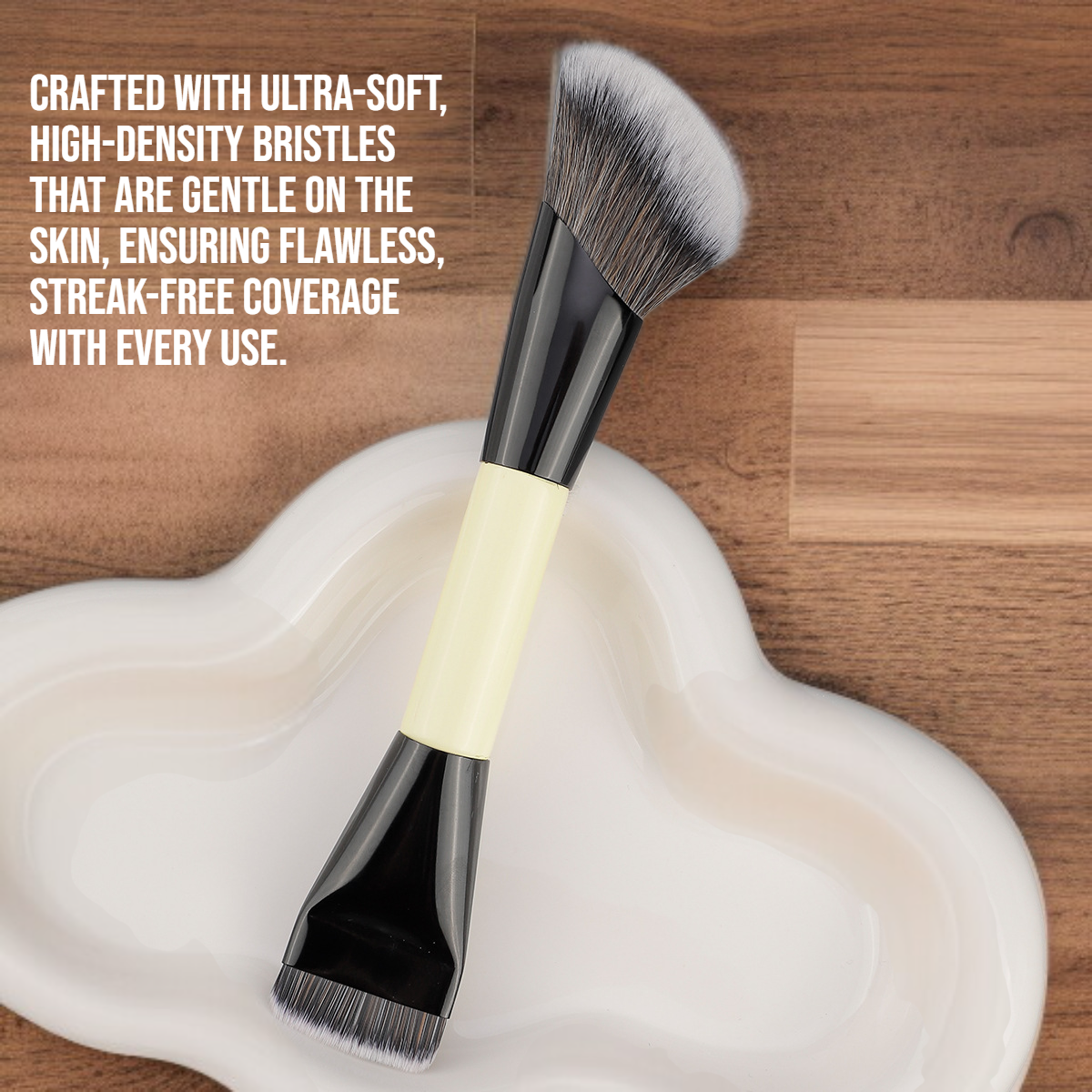 Dual head multifunctional beauty and makeup brush