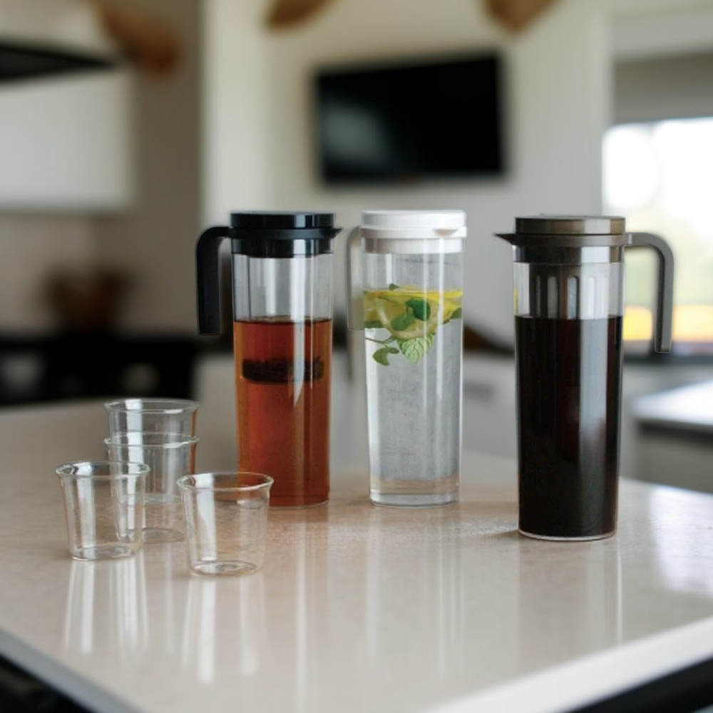 과일 꽃차 주전자