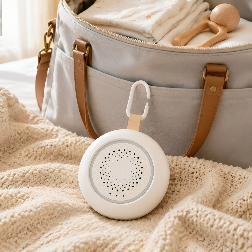 White Noise Sleep Machine Baby Music Soother Auto Sleep Monitor Night Light