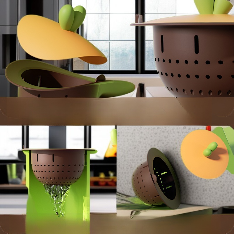 Anti-Clog Kitchen Sink Strainer Cover for Daily Cleaning