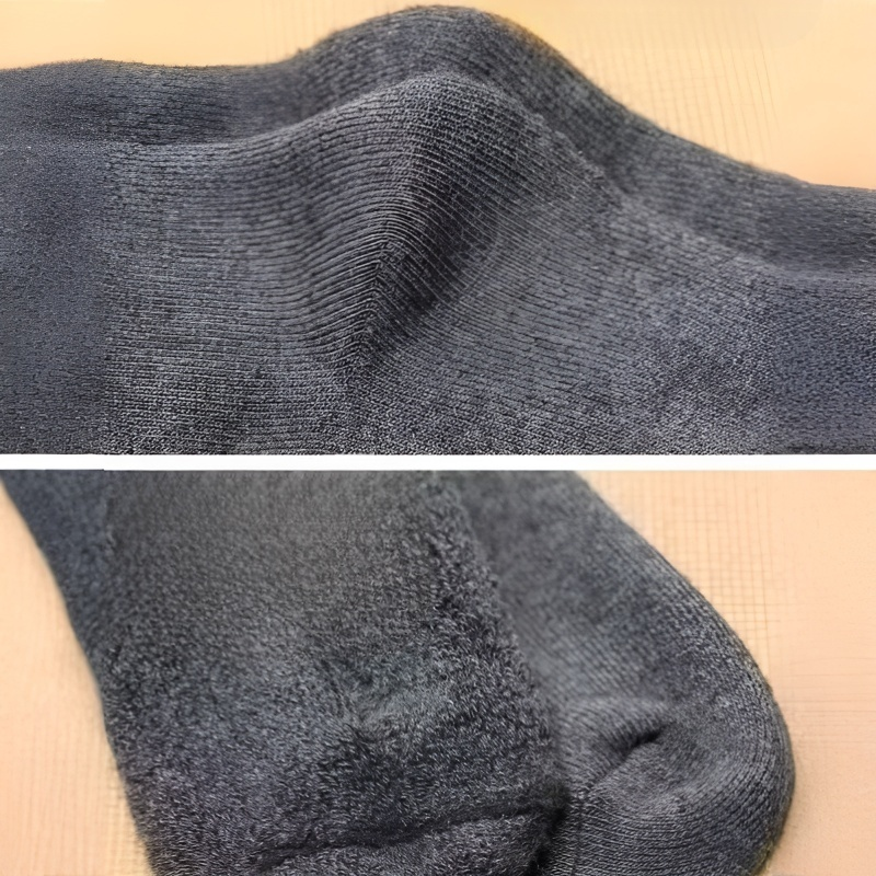 Calcetines de mujer de lana gruesa, paquete de 5 pares, otoño e invierno, cálidos y afelpados