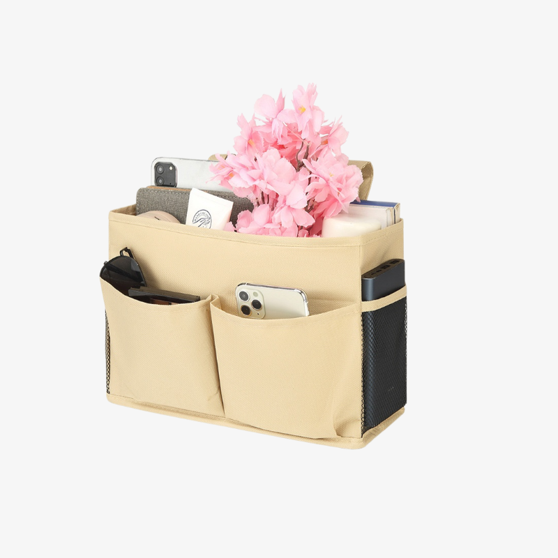 Grand sac de rangement multifonction pour chevet