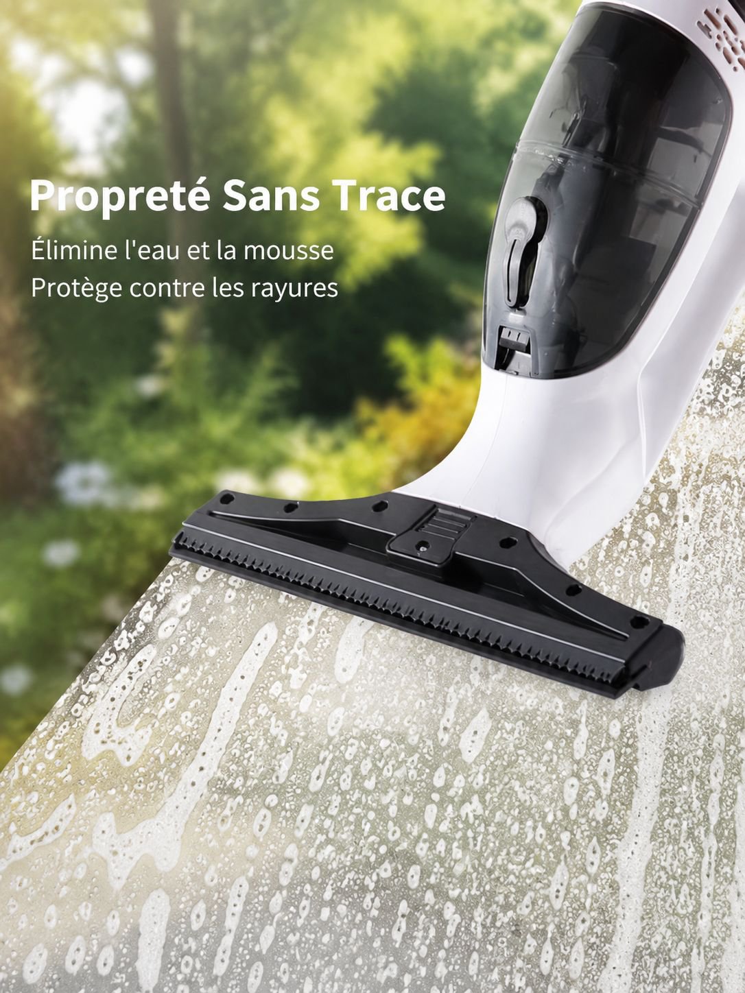 Raclette à vitres multifonction portable