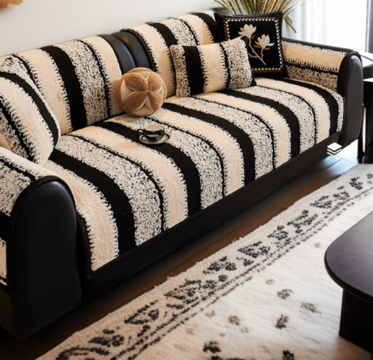 滑り止め付きレザーソファカバー