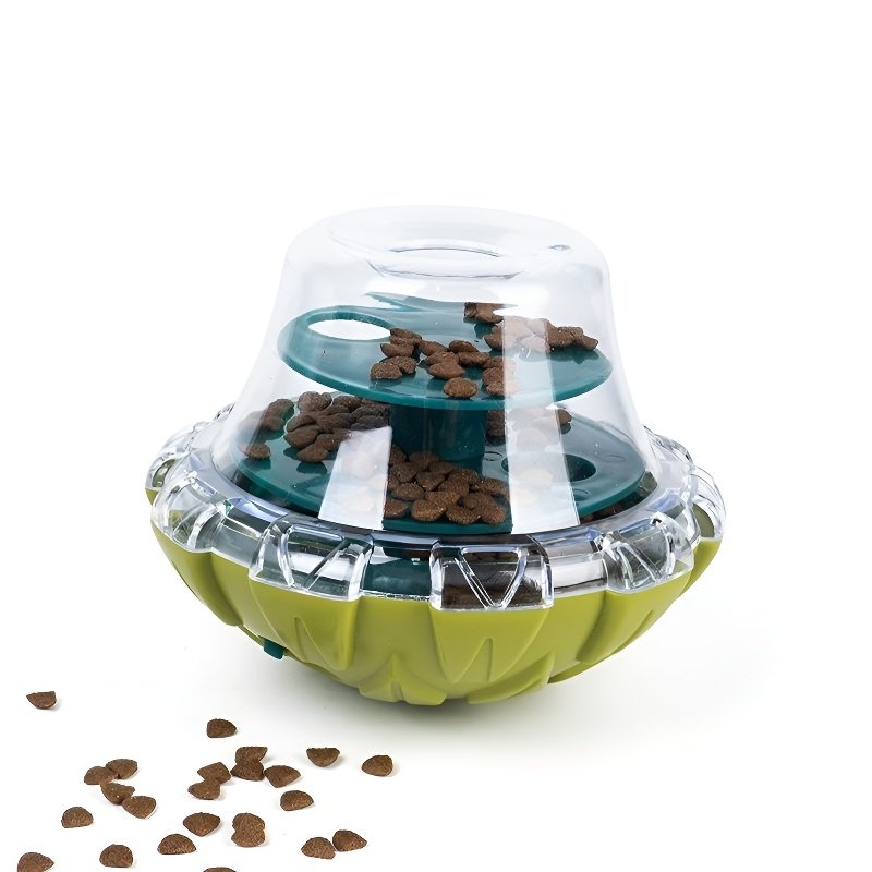 Vaso dispensador de comida de juguete
