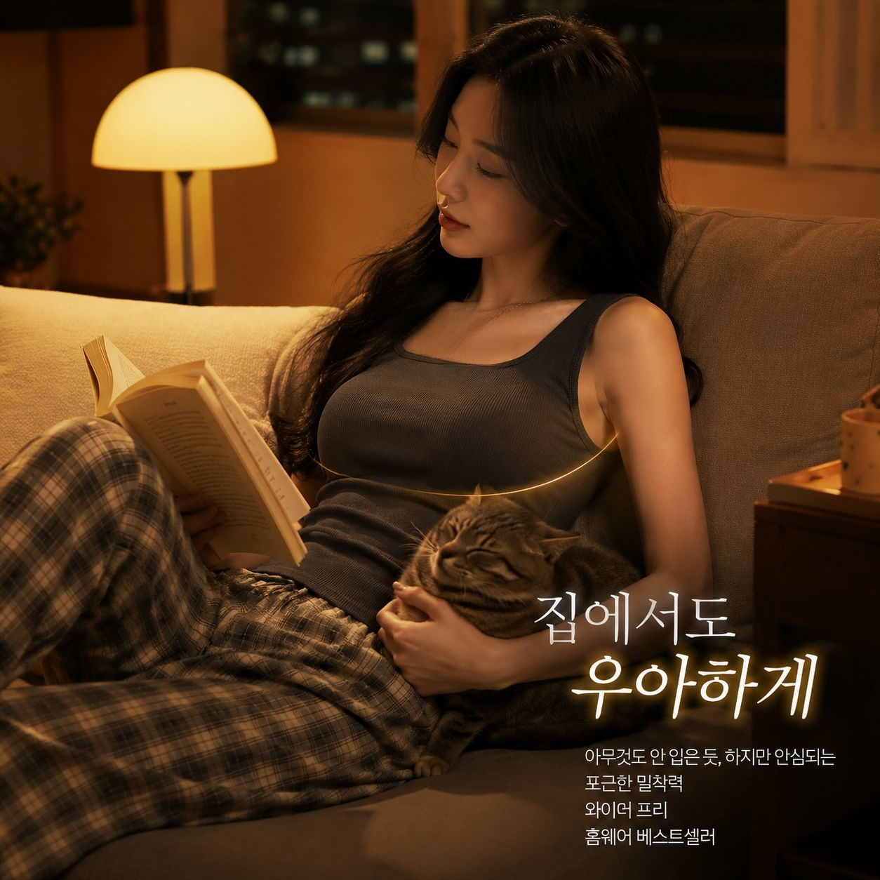 큰 U넥 민소매 노출 브라패드 이너 슬리브리스 여성 탑