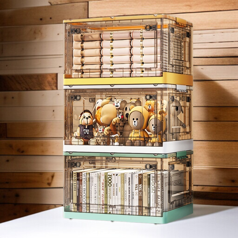 가정용 경량 럭셔리 접이식 수납함 콘솔  방진 이동 간식 장난감 수납장