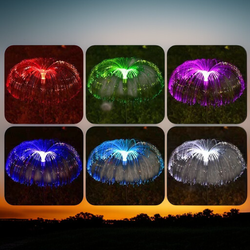 太陽能防水水母燈