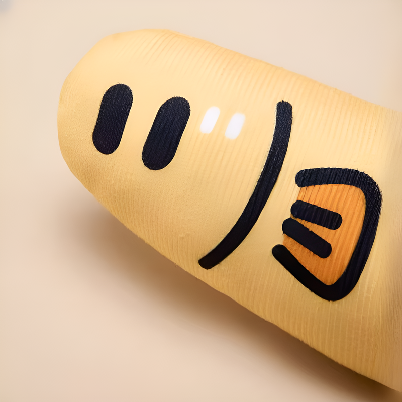 ของเล่นแมวรูปปลาผ้าลินินพร้อมแคทนิป