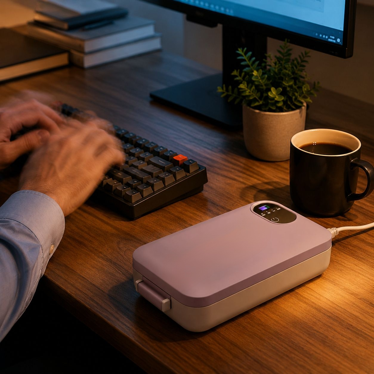 Leak-proof lunch box with secure locking lid