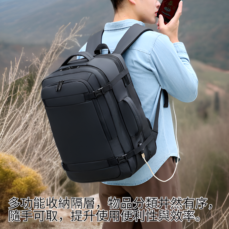 全新大容量背包戶外旅行包男女通用多功能電腦包