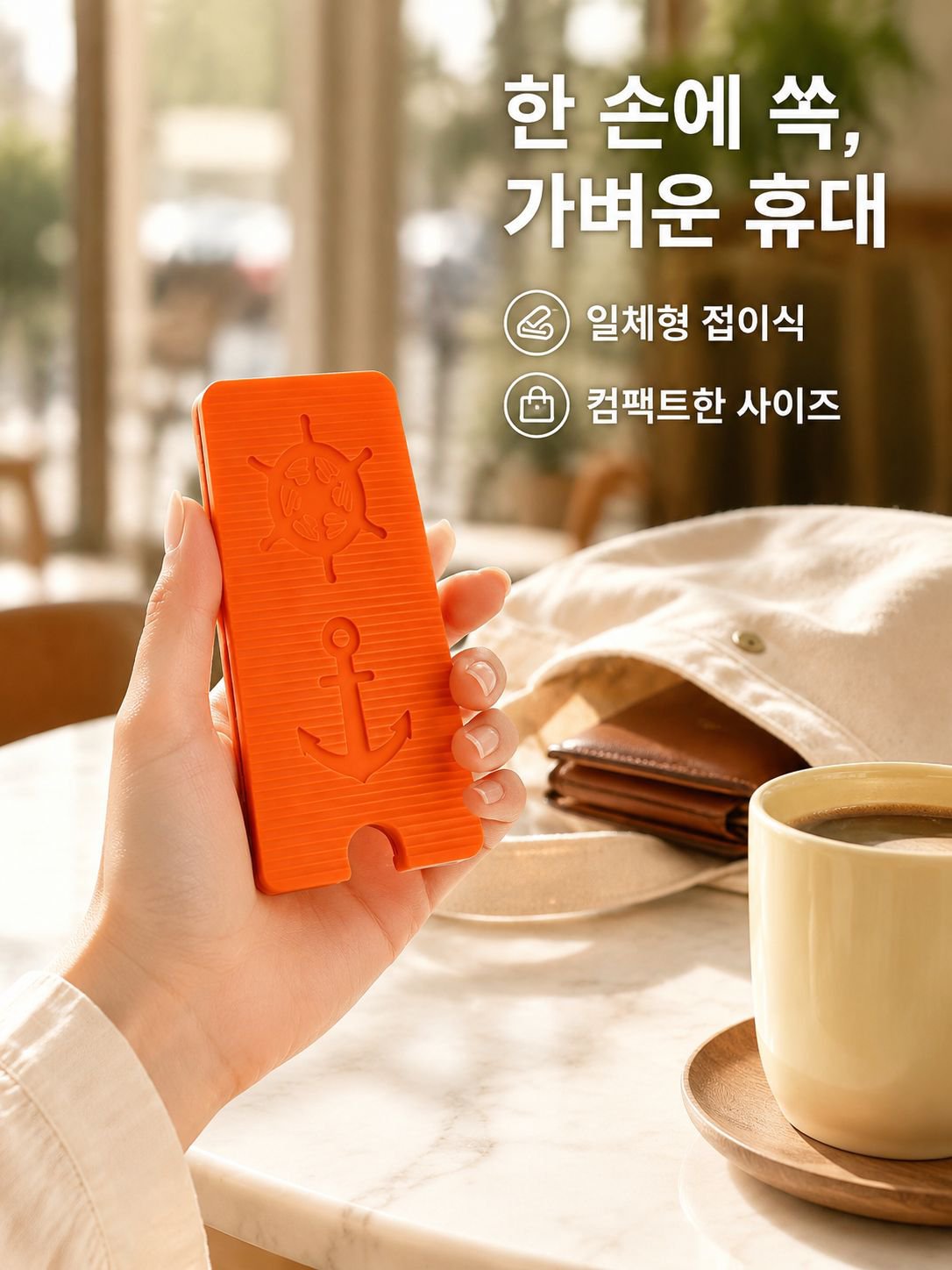 2세대 게으름뱅이용 다기능 조절식 실리콘 접이식 스탠드, 일체형 접이식