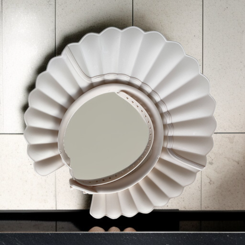 Kinder-Shampoo-Kappe Origami wasserdichte Gehörschutz-Shampoo-Kappe 22 verstellbare Schnalle Shampoo