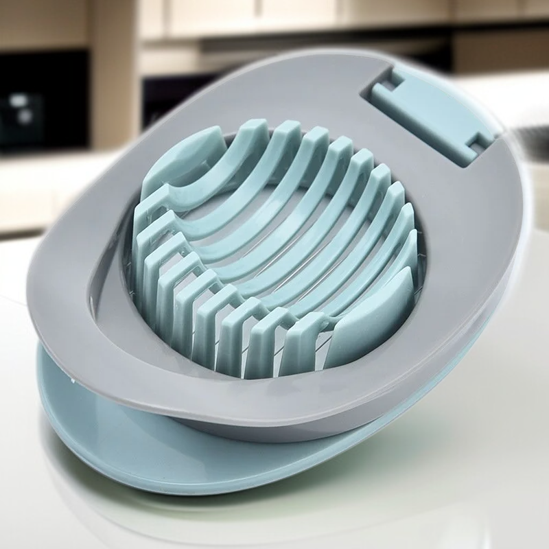 다기능 계란 슬라이서, 반숙란을 쉽게 자를 수 있음