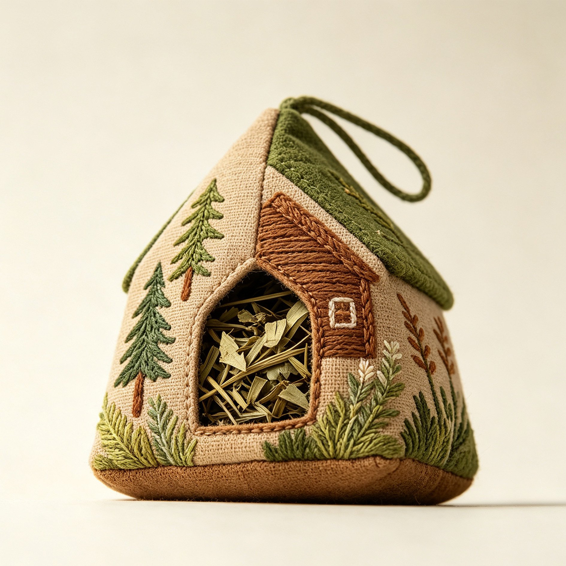 Wooden house aroma sachet for home fragrance