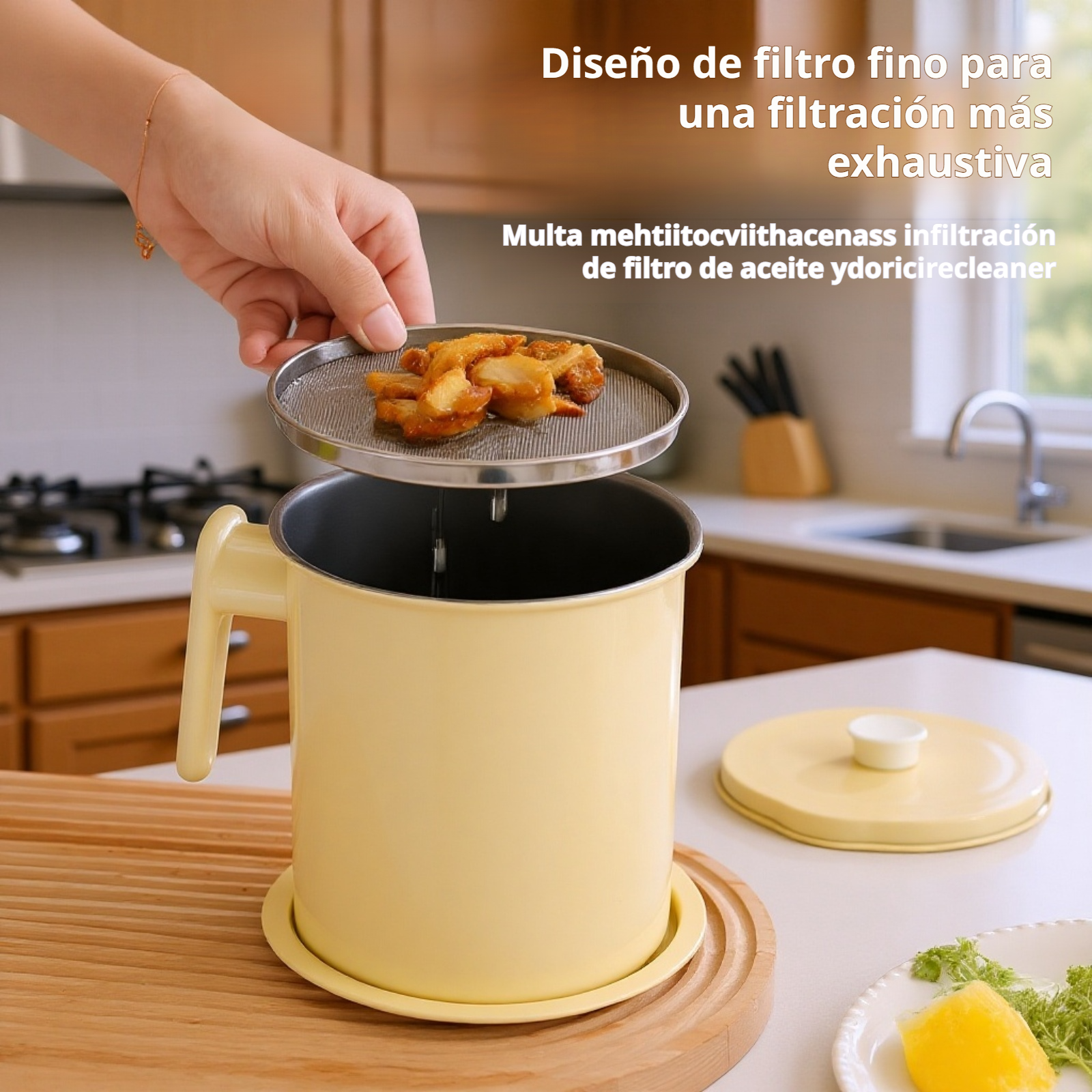 Filtro de aceite de gran capacidad para el hogar, producto nuevo esencial para la cocina