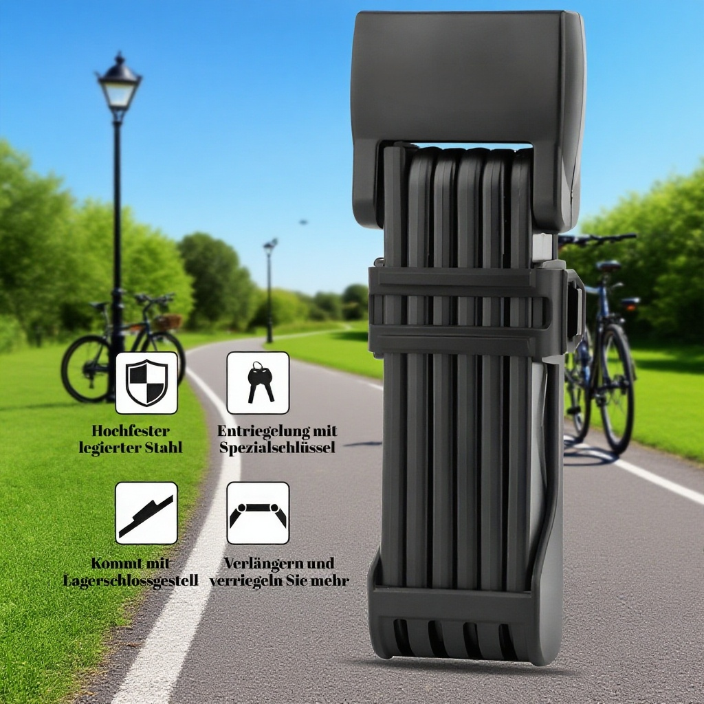 Mountainbike und Rennrad Diebstahlsicherungsschloss