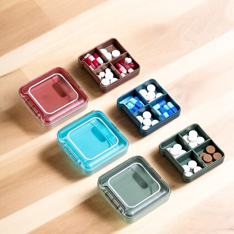 กล่องยาเดินทางขนาดกะทัดรัด