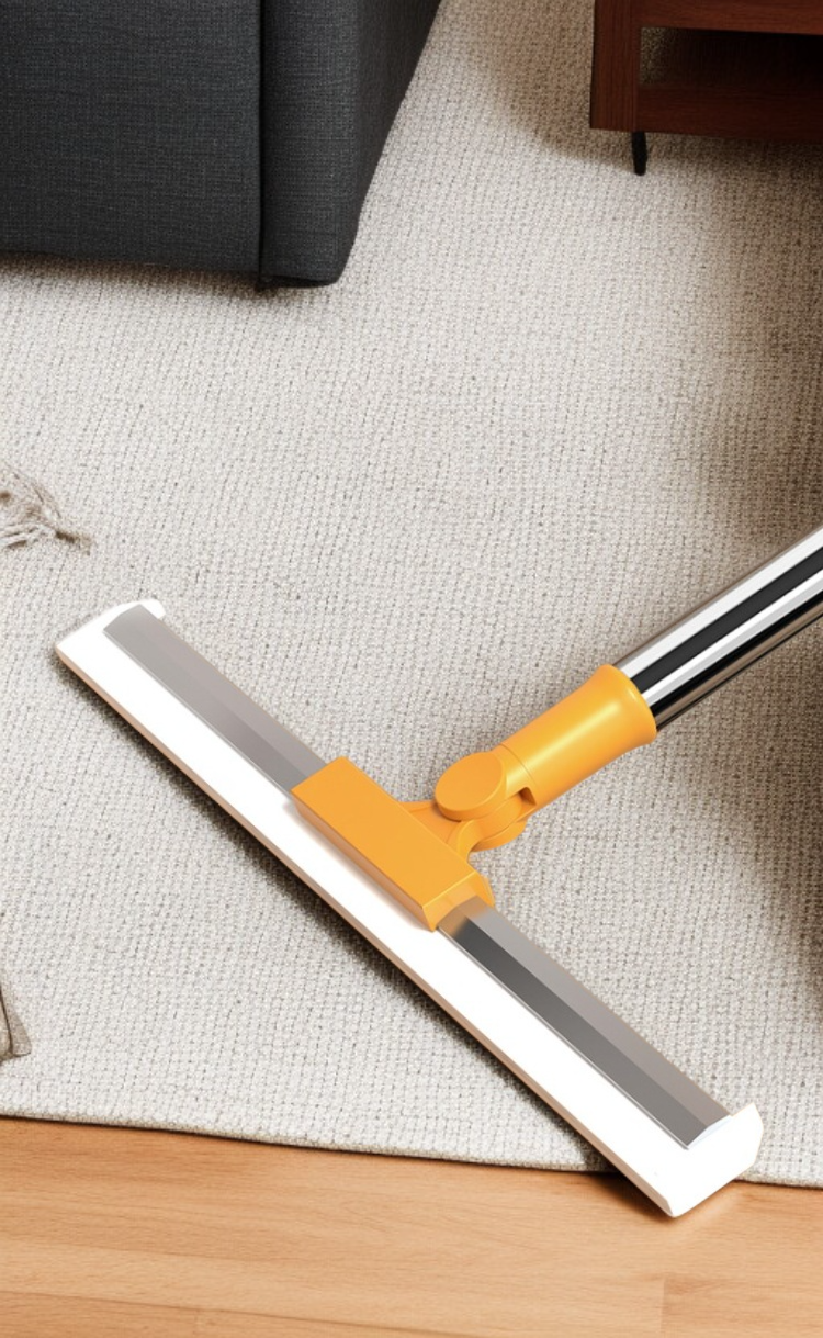 욕실 유리창 청소용 실리콘 와이퍼 클로즈업