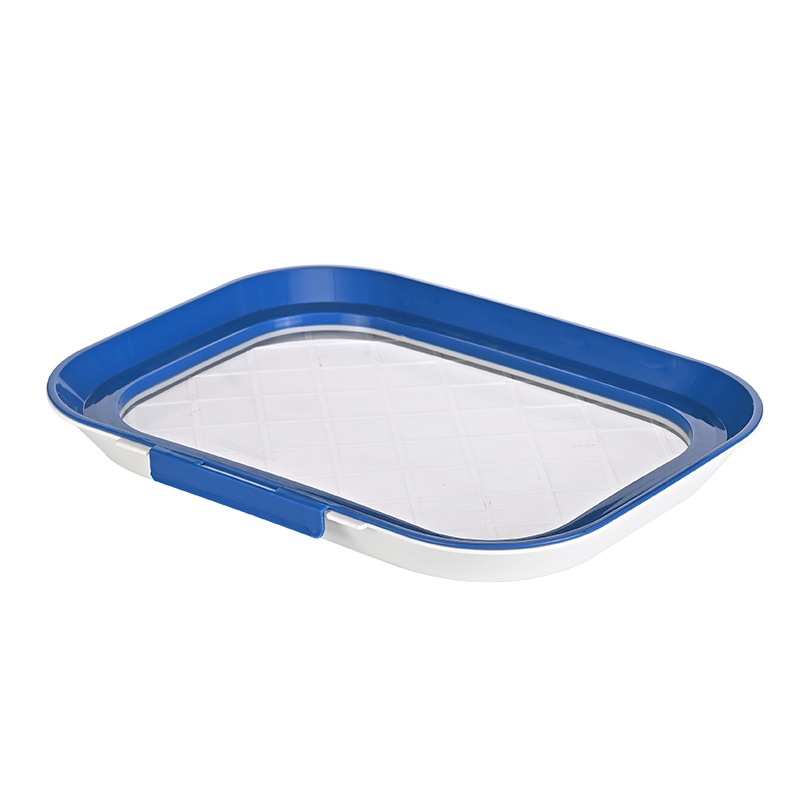 Rectangular food sealing tray