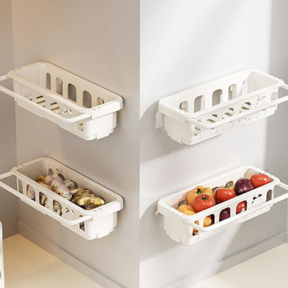 주방 벽걸이 접이식 쓰레기통 