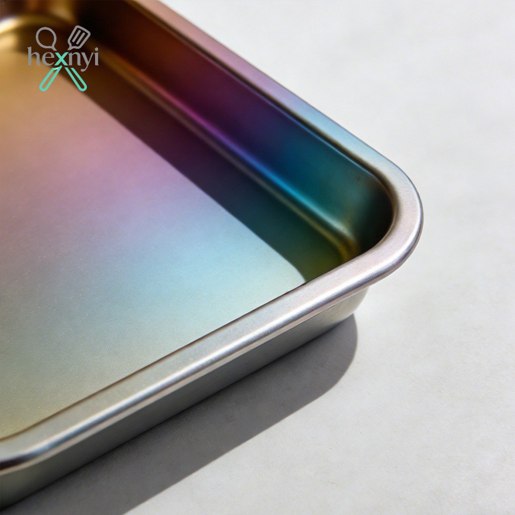 ถาดอบเคลือบอะโนไดซ์หนา ทนความร้อนสูง (3 ชิ้น)