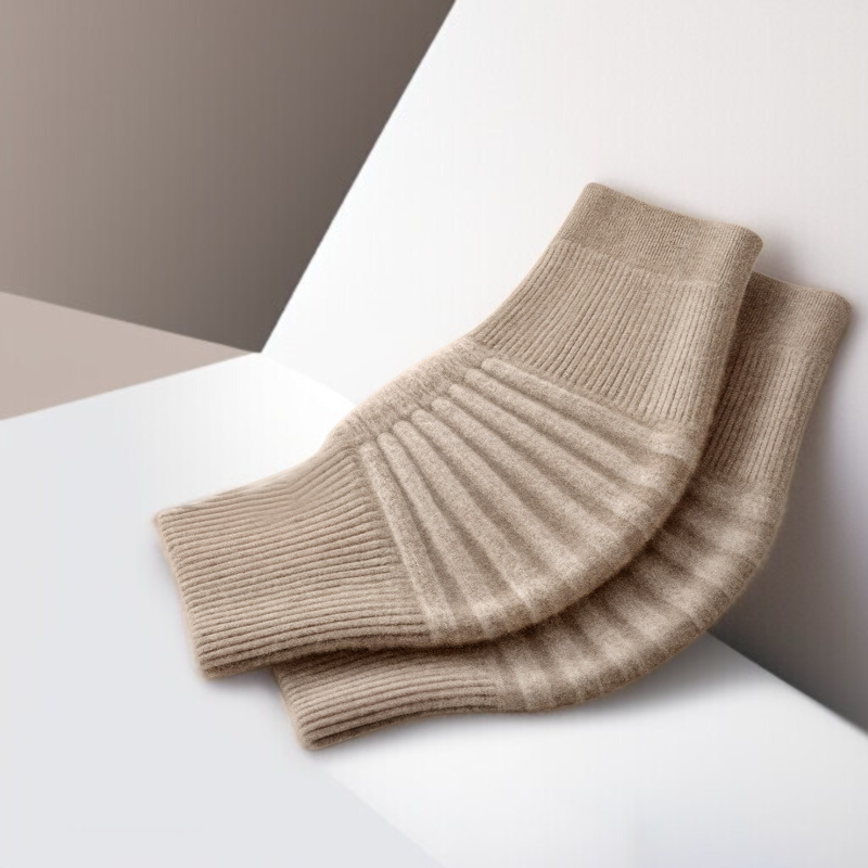 미끄럼 방지 보온 캐시미어 무릎 보호대