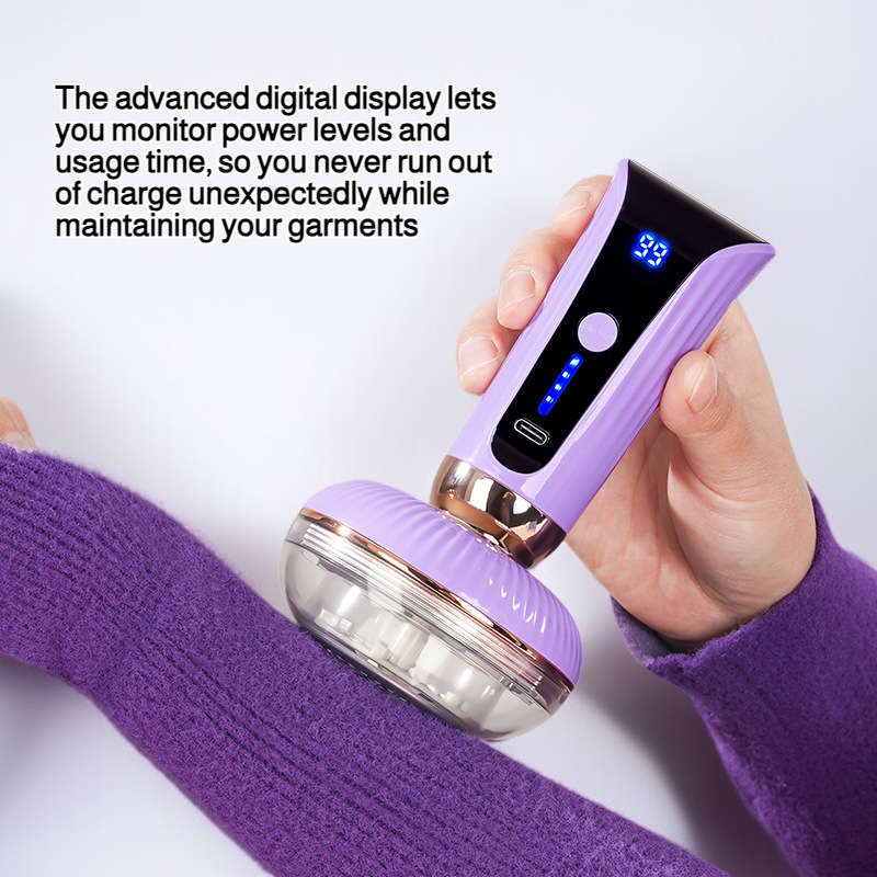 Portable digital lint remover