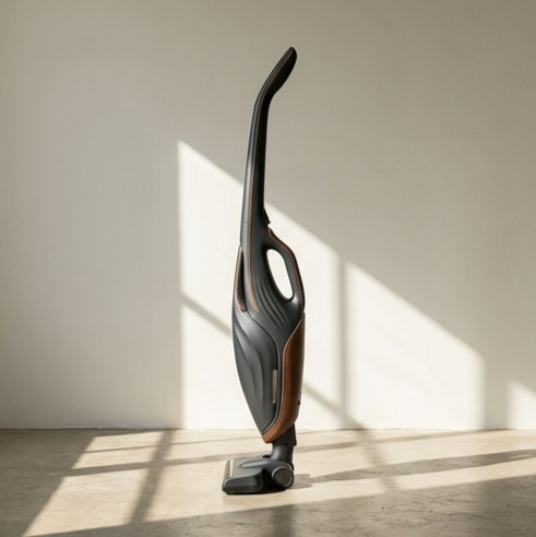 휴대용 진공청소기 무선 사용 모습