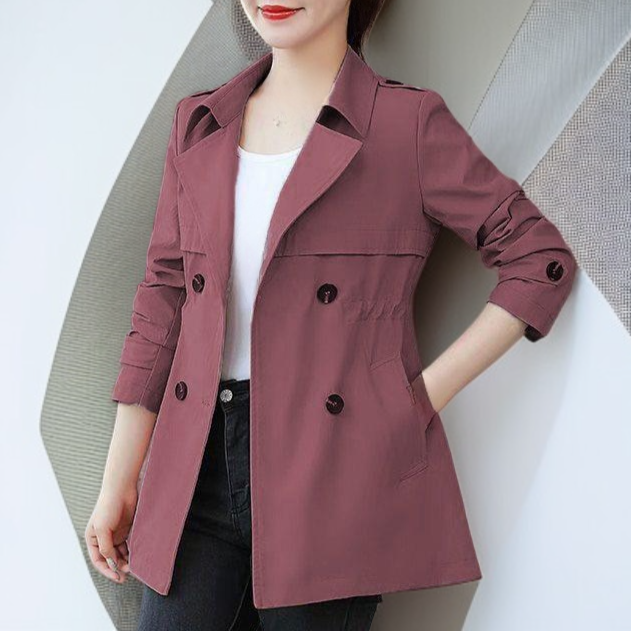 경량 소재 여성 트렌치코트